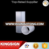 Kingsign manufacture big diameter white or frosted acrylic tube