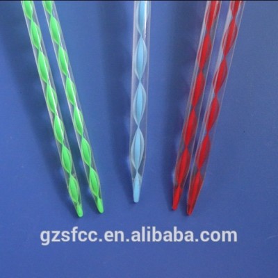 colored acrylic stick Twisted Acrylic Rod