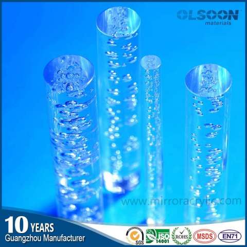 Guangzhou Manufacture Acrylic Light Rod/Plastic Rod/ Plexiglass Rod