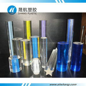 Different Shapes Plastic Acrylic Plexiglass Rods with SGS